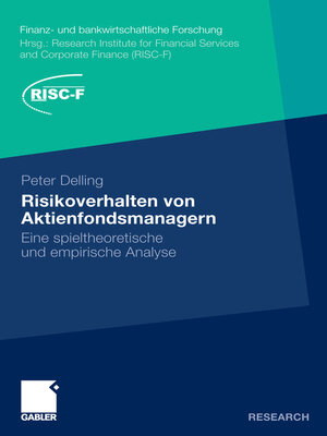 cover image of Risikoverhalten von Aktienfondsmanagern